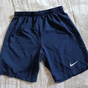 Youth Nike navy soccer shorts